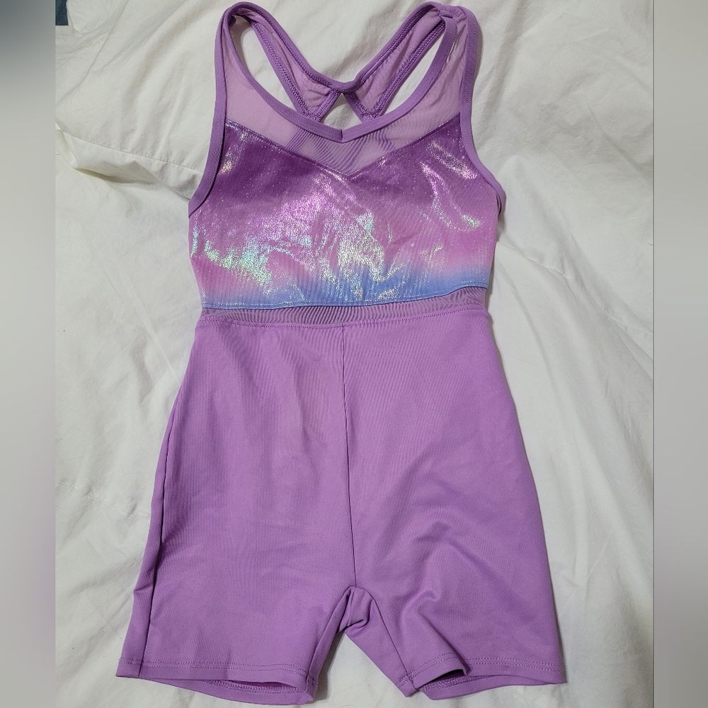 Cat and Jack Purple Leotard Dance Girls S 6/6X